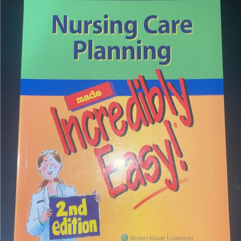 Nursing Care Planning Book - Orange and Green